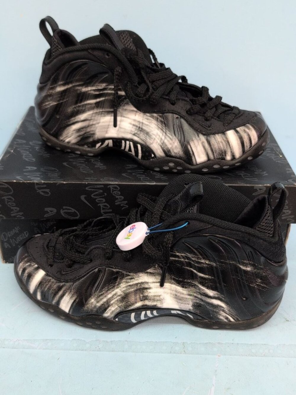 Nike Air Foamposite One QS Dream A World Athletic Shoes US 9 Black DM0115-002